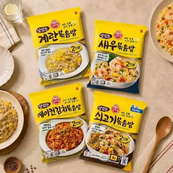오뚜기 맛있는 볶음밥 450g 4종 4팩