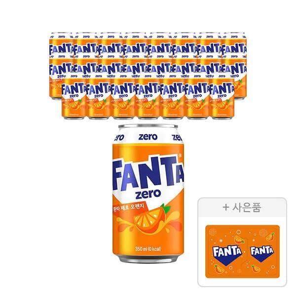 환타 오렌지제로 350ml 24개