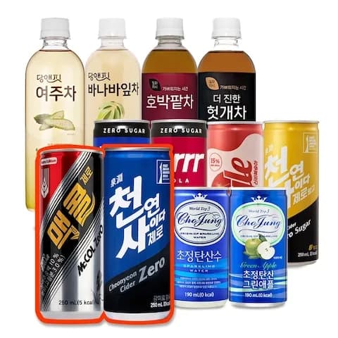 맥콜제로 250ml X 30캔