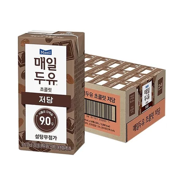 매일두유 초콜릿 저당 190ml 24팩