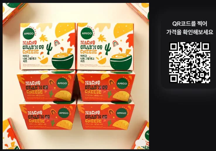 아미고 나쵸 그랩앤고 치즈콤보 100g 6입