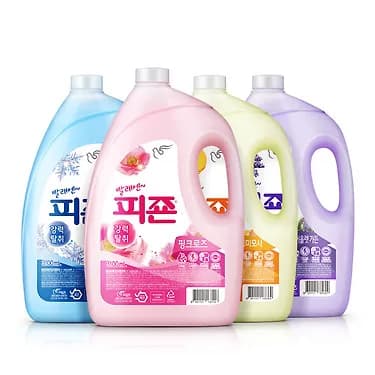 피죤 강력탈취 레귤러 섬유유연제 3100ml X 4개