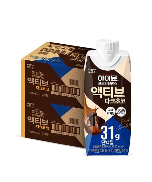 하이뮨 프로틴 밸런스 액티브 다크초코 24개