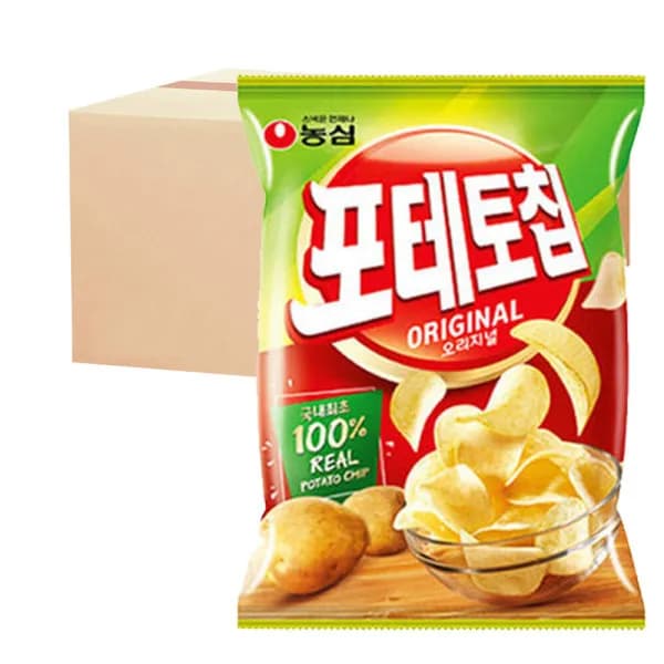 농심 포테토칩 오리지널 60g X 20개