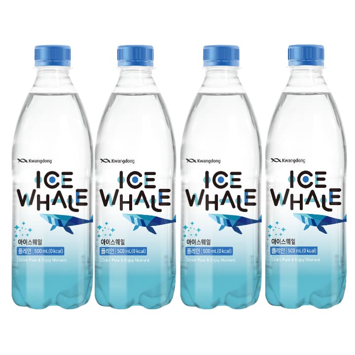 광동 아이스웨일 탄산수 플레인 500ml 80병