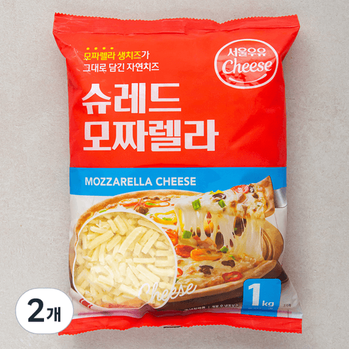 슈레드 모짜렐라 치즈
