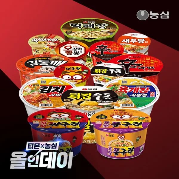 농심 육개장사발면 86g 24개