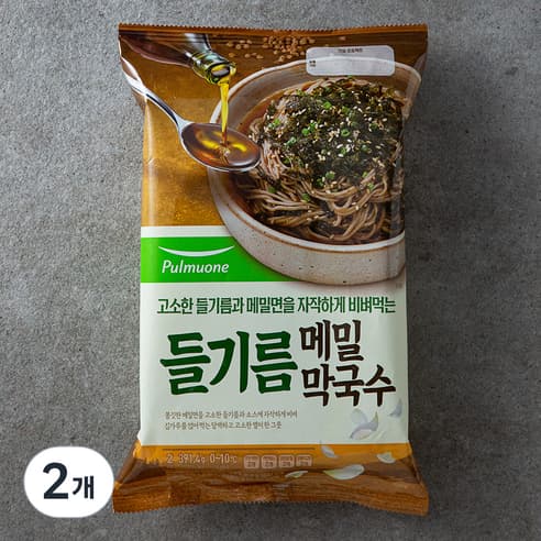 풀무원 들기름 메밀막국수 391.4g x 2개