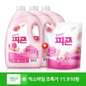 섬유유연제 3100mlx3개 +2300ml 증정