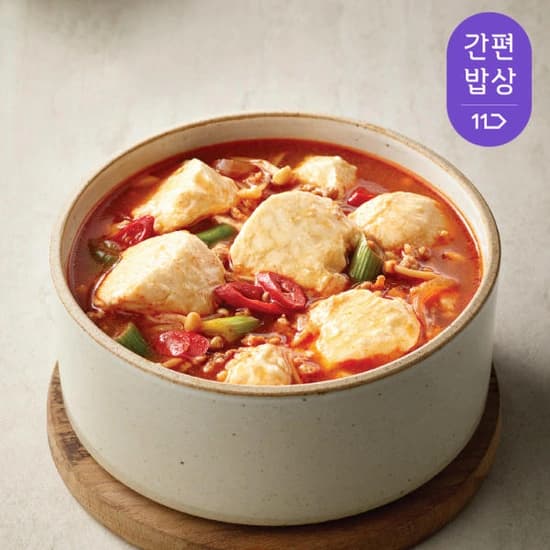 피코크 우리집 순두부찌개 500g 4팩