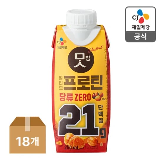 CJ 얼티브 프로틴 밤 맛 18개
