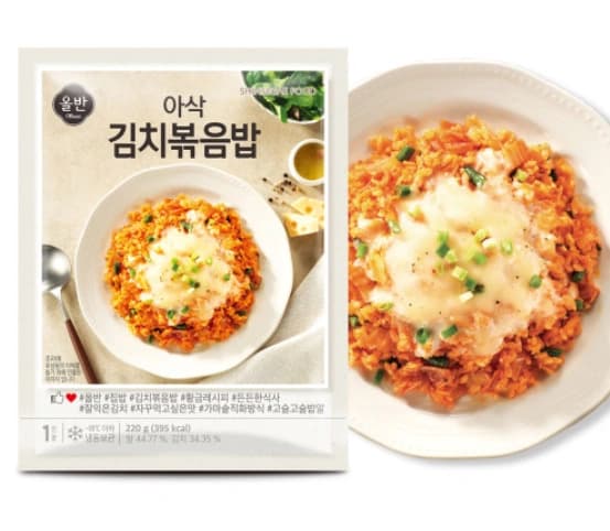 올반 아삭 김치볶음밥 220g 10개