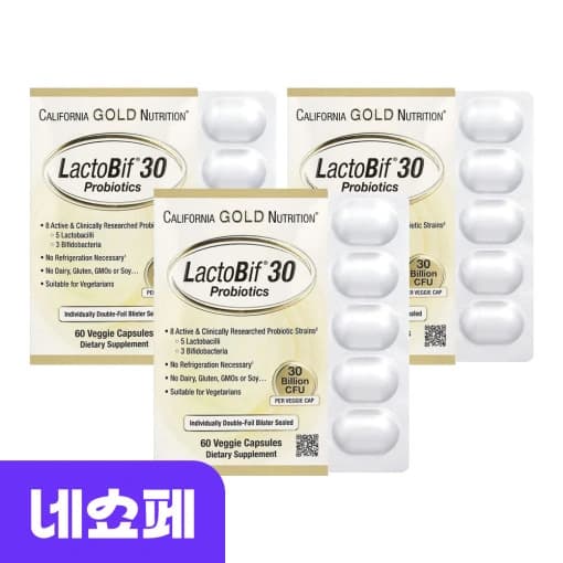 3개X 락토비프 프로바이오틱스 300억 유산균 60캡슐