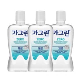 가그린 제로 820ml 3개