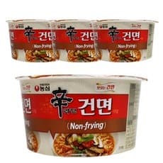 신라면 건면 사발 77g 4개