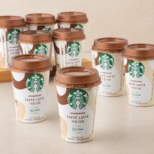 스타벅스 카페라떼 컵커피 270ml 20개
