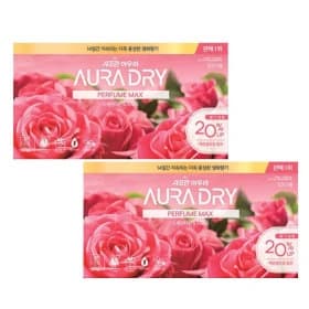 유클전용) 아우라 드라이 퍼퓸맥스 스윗만다린 100매 2개