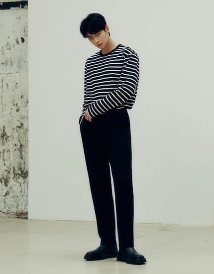 지오다노 테이퍼드 슬랙스