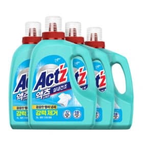 액체세제 액츠퍼펙트 실내건조 3L 4개