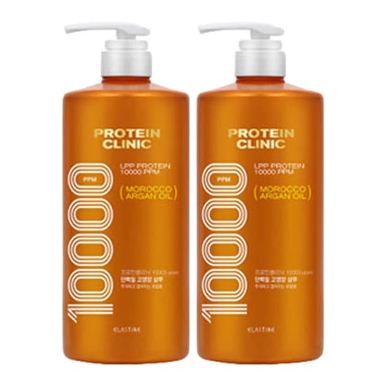 엘라스틴 프로틴클리닉 고영양 단백질 샴푸 1000ml 2개