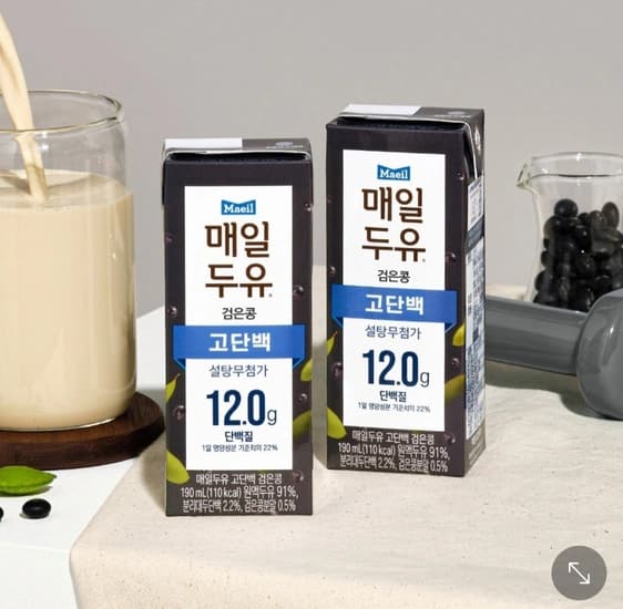 매일두유 고단백 검은콩 저당두유 190ml 24팩