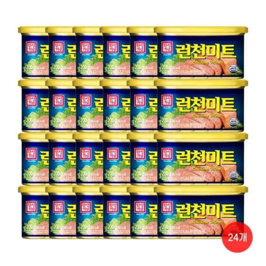 한성 런천미트 200g 24개