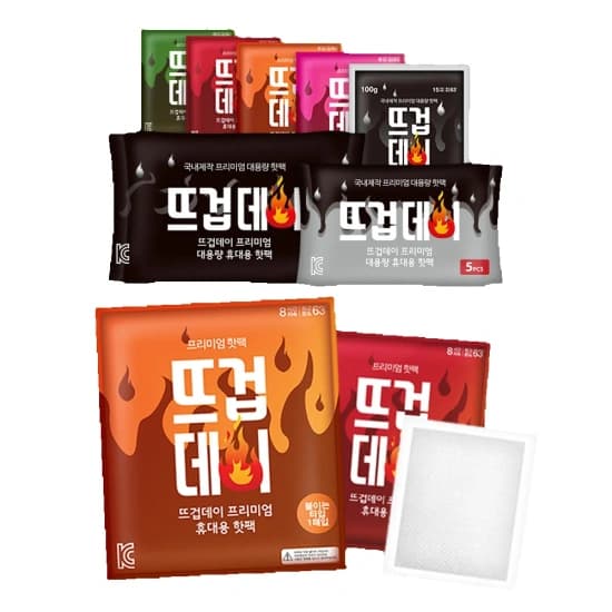 뜨겁데이 붙이는 핫팩 45g 100매