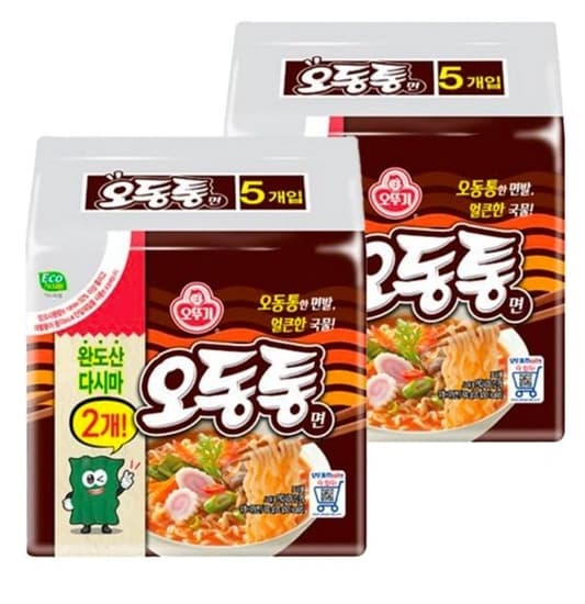 오뚜기 오동통면 120g, 10개