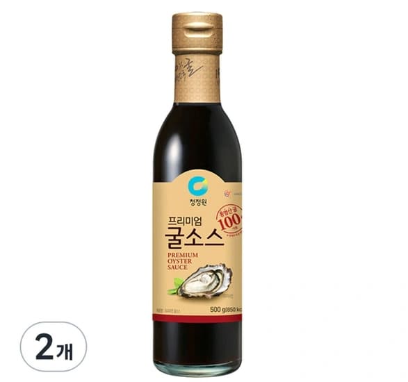 청정원 프리미엄 굴소스, 500g, 2개