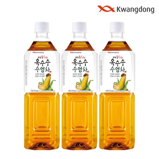 광동 옥수수수염차 1.25L / 진한 헛개차 1.25L / 밀싹보리차 1.5L 12펫 골라담기