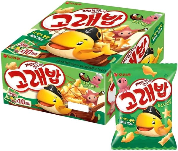 오리온 고래밥 미니 볶음양념맛, 20g, 10개