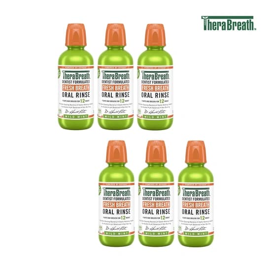 미국 생산 내수용 테라브레스 가글 마일드민트 473ml 6병