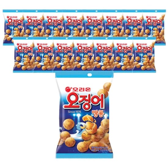 오리온 오징어땅콩 98g 16개