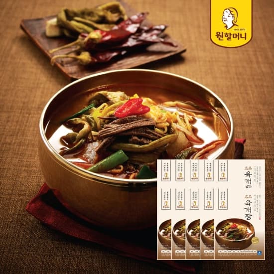 원할머니 명품 육개장 600g 10팩
