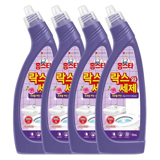홈스타 락스와세제 후로랄파인 750ml 4개 (티멤버십)