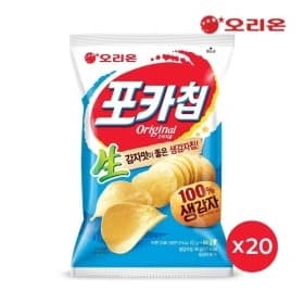 오리온 포카칩 오리지널/어니언M(66g) x 20개