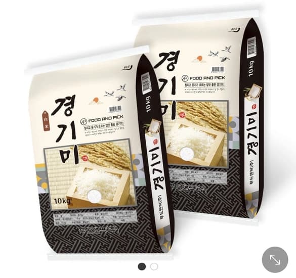 경기미 20kg(10kg+10kg) 상등급 단일품종