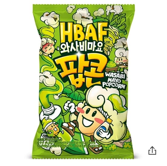 바프 와사비마요 팝콘 80g 1개