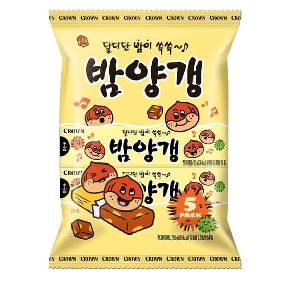 크라운 밤양갱 5p, 250g