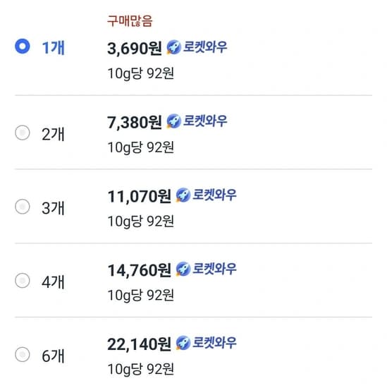 매운새우깡 400g 1개