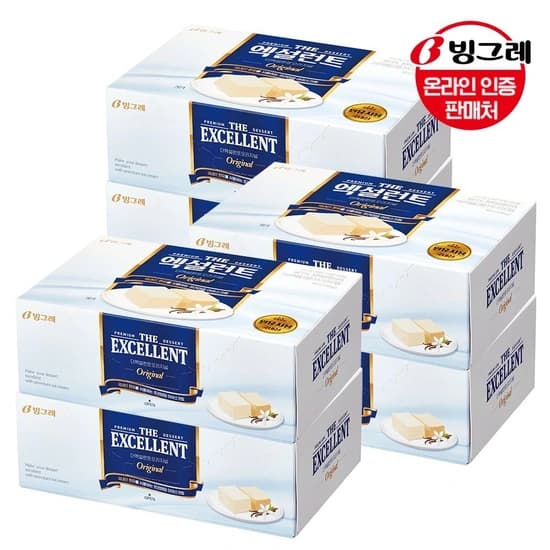 엑설런트 아이스크림 오리지널 6개+구매기프트 (카드)
