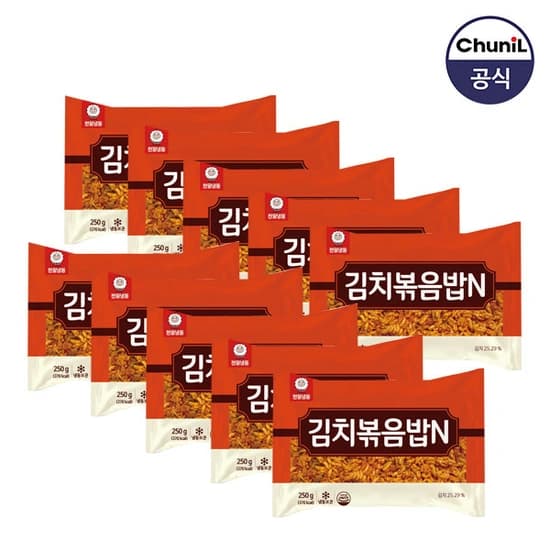 천일식품김치볶음밥250g 10봉 (유클+카드)