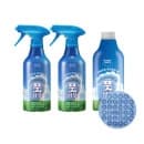 해피바스 필쏘굿 풋샴푸 500ml 2개+리필 본품 500ml + 풋 브러쉬 매트 1개