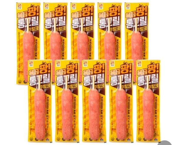 육즙팡 통그릴후랑크 70g x 10개