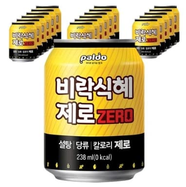 팔도 비락식혜 제로, 238ml, 18개