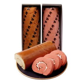 경성명과  수제 롤케익+딸기맛 롤케익