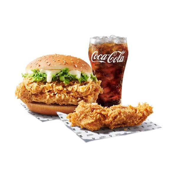 KFC 징거치킨세트(징거+핫크리스피통다리+콜라M)