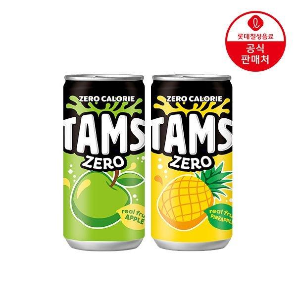 탐스 제로 210ml 30캔 2종 (사과/파인애플) (토스, 카카오)