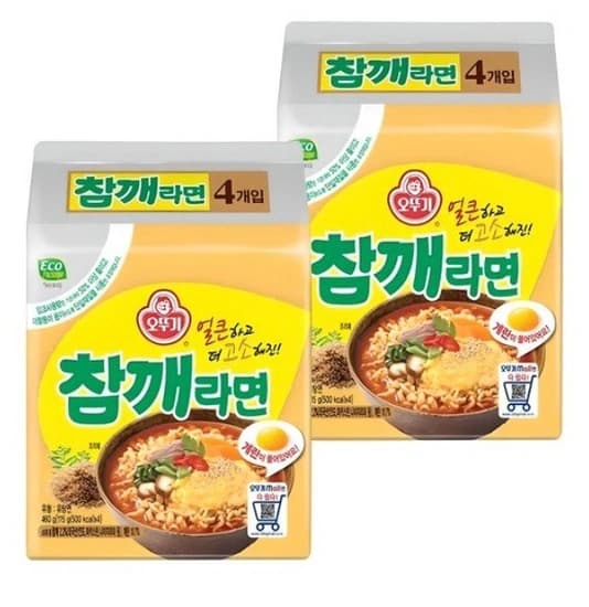오뚜기 참깨라면 115g, 8개