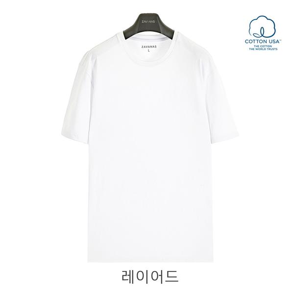 자바나스 E 미들 USA코튼 레이어드 티셔츠 3매(1매 12,900원)